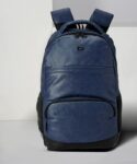 Gear VINTAGE2 ANTI THEFT FAUX LEATHER 27 L Laptop Backpack(Blue)