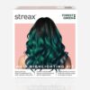 Streax Hair Colour Highlight Kit | Green Hair Colour, Forest Green – Pack of 1 I Enriched with Walnut & Argan Oil I Hair Colour for Women | Rich, vibrant, Easy to use, DIY Application