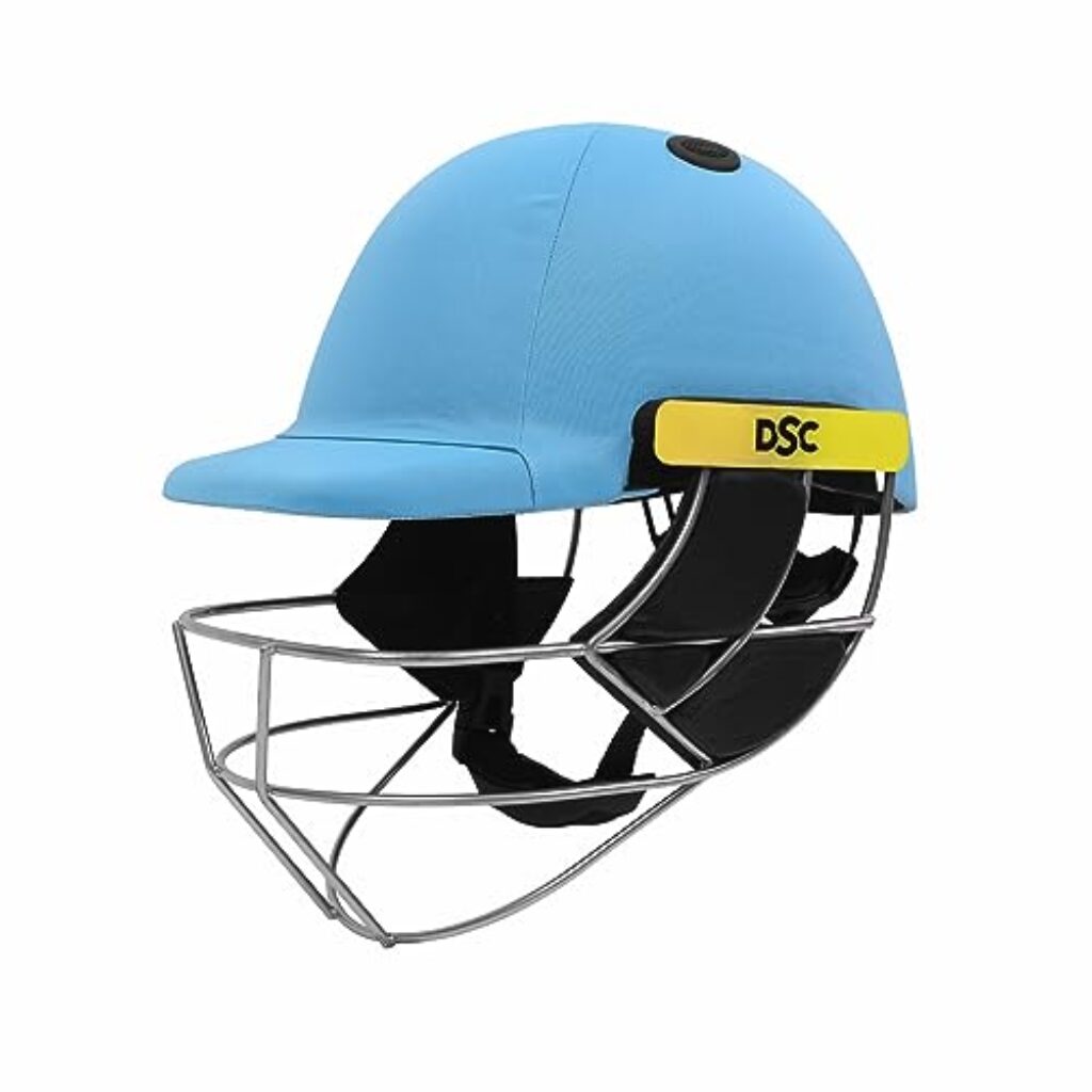 DSC Avenger Pro 2.0 Cricket Helmet Size: XL (Sky Blue)