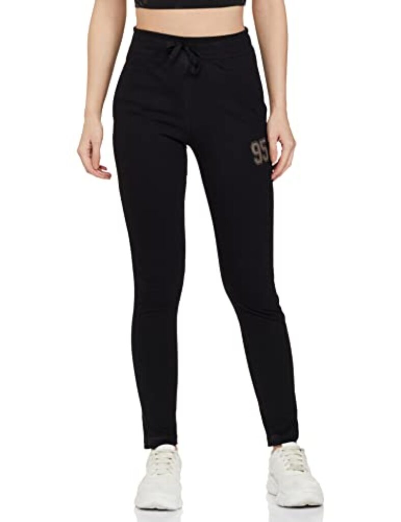 Newport Regular Womens Cotton Trackpants (NPWWTRK20001Z01_Black_34)