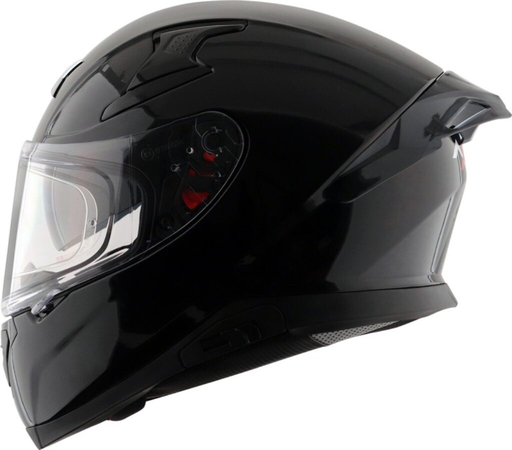 Axor Apex Solid Dual Visor Motorbike Helmet(Black)