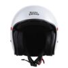 Royal Enfield Open face Helmet Aviator Solid of IED FIB G White (L) 60CM | Material- Fiber Glass | Certification- ISI, ECE and DOT
