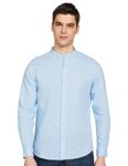 United Colors of Benetton Men’s Slim Shirt (5NS12U008I_Sky Blue XL)