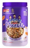 Kwality RCB Muesli Fruit & Nut 900g Jar | 88% Multi Grains | No Maida | Natural Source of Vitamin & Iron | High in Protein & Fiber | Low Fat & Cholesterol | Healthy Breakfast Cereal | Endorsed by Royal Challengers Bangalore (RCB)