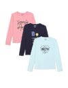 Newport Girl’s Regular Fit T-Shirt (NPOGRNK20020G16_Multicolour1 9 Years-10 Years)