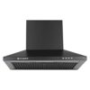 Faber 60 cm 1000 m³/hr Kitchen Chimney (HOOD PLUTO PB BF BK 60, Baffle Filter, Push Button, Black), Free 1 Year Extended warranty