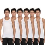 Pepe Jeans Men’s Solid Regular Fit Vest (CLV01-02_White