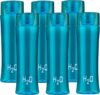 Flipkart SmartBuy Premium Quality Oval Round Shape water bottle set of fridge 1020 ml Bottle(Pack of 6, Green, PET)