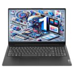 Lenovo Latest Launched V15 (2024) 15.6″ FHD Anti-Glare Laptop, Intel Celeron N4500, 8GB DDR4 RAM, 256 NVME SSD, Intel UHD Graphics, Wi-Fi, Bluetooth, Windows 11, Black,1 Year Warranty