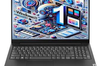 Lenovo Latest Launched V15 (2024) 15.6″ FHD Anti-Glare Laptop, Intel Celeron N4500, 8GB DDR4 RAM, 256 NVME SSD, Intel UHD Graphics, Wi-Fi, Bluetooth, Windows 11, Black,1 Year Warranty