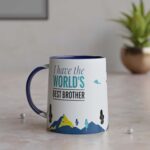 The Earth Store Adventure Printed Coffee Mug 350ML | Ceramic Tea Mug | Dishwasher & Microwave Safe | Perfect for Gifting Christmas | New Year | Birthday Gift for Brother, Sister and Friend Set of 1