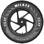 CEAT 105918 Milaze TL 53J SW 90/100-10 Front & Rear Two Wheeler Tyre(Street, Tube Less)