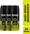 AXE Pulse Body Spray  –  For Men(150 ml, Pack of 3)
