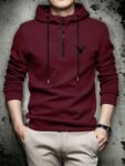 Home INDICLUB Full Sleeve Self Design Men Sweatshirt