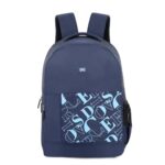UNITED COLORS OF BENETTON Ballad 21L Polyester Casual Backpack For Unisex – Navy+Light Blue
