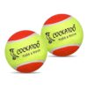 Cockatoo Rubber Cricket Tennis Ball, Construction of Tennis Ball for Cricket for Optimal Performance,Suitable for All Skill Levels. (120 Gr Per Ball – Pack of 2-Yellow Orange)