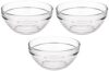 Amazon Brand – Solimo Glass Bowls Set (1080 ml) – Set of 3