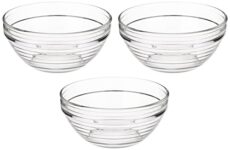 Amazon Brand – Solimo Glass Bowls Set (1080 ml) – Set of 3