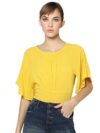 ONLY Women’s Slim Shirt (15251051- Sulphur Small)