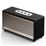 Boult Newly Launched Retroamp Z30 with 30W Bluetooth Speaker with Dual Dynamic Drivers, 10Hrs Playtime, Rugged Leather Body, Type-C Charging, FM/AUX/USB Modes, BT 5.3 Portable Speaker (Vintage Gold)