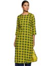 Max Women’s Rayon Straight Kurta (DAAMSP20SOLIME_Lime_S)