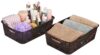 Amazon Brand – Solimo Royal Multipurpose Storage Basket – Medium (Set Of 2, Brown), Mesh, Rectangular