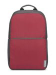 Lenovo 39.63cm (15.6″) Executive Red Backpack; Made in India, Water-resistant; Travel, School, Office friendly; Vented & well-padded back panel with luggage strap; Padded adjustable shoulder straps