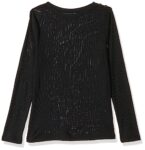 Marks & Spencer Jersey Ribbed Slash Neck Regular Fit Top T437066BLACK (S)