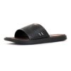 Khadim’s Pro Black Washable Mule Slide Slippers for Men (5330846)