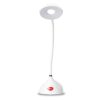 Pigeon Halo Rechargeable LED Reading Lamps with Flicker-Free USB Charging 3 Stage dimming, 10 Watt, 14714 (White, Medium)