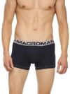 Macroman M-Series Men’s Pure Cotton Classic Solid Boxer Briefs (Pack of 1) (M581_Denim Melange_S)