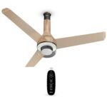 Havells 1200mm Crista Underlight BLDC Ceiling Fan | Remote Controlled, Smart Fan, IoT Enabled, Alexa & Google Home Compatible | 5 Star Rated, Upto 60% Energy Saving, 2 Year Warranty | (Champagne Cola)