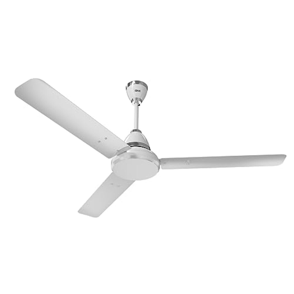 GM Lunar 1200 mm Anti Dust BLDC Ceiling Fan 5 Star (Moon White)