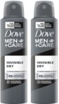 DOVE Men+Care Invisible Dry Spray Antiperspirant Deodorant (Pack of 2) Deodorant Spray  –  For Men(500 ml, Pack of 2)
