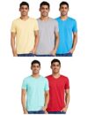 Amazon Brand – Symbol Men’s Solid Regular T-Shirt (AW17PLPO5V1_Multicolor11 S)