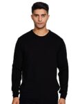 Amazon Brand – Symbol Men’s Acrylic Casual Sweater (SWR-SY-AW21-01_Black_M), Round Neck