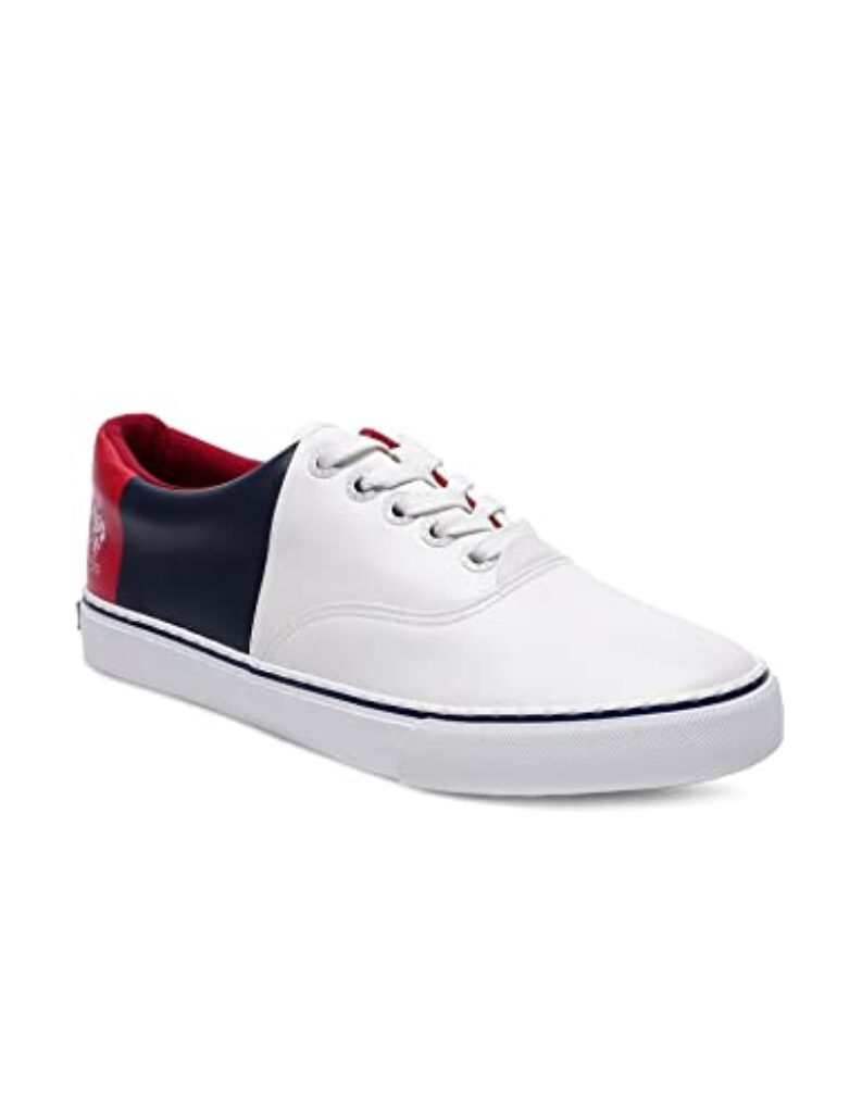 U.S. Polo Assn. Men's Casual Off White Sneakers -UK8/India(42 EU)(2FD22237A01)