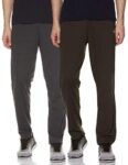 Cazibe Men’s Relaxed Fit Track Pants (Combo Pack of 2) (CZ11121_Olive/Grey_26W x 29L)