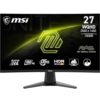 MSI MAG 27CQ6F 27 Inch 2K WQHD Curved Gaming Monitor – 1500R 2560 x 1440 Rapid VA Panel, 180 Hz / 0.5ms (GtG, Min.), Adaptive-Sync – DP 1.4a, HDMI 2.0b CEC
