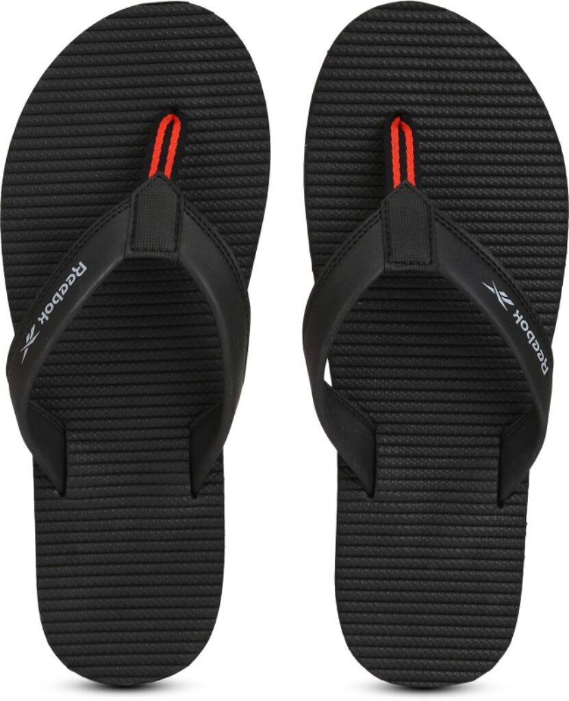 REEBOK Men Flip Flops(Black , 8)