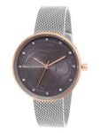 French Connection Analog Grey Dial Women’s Stainless Steel Watch-Fcn00038G