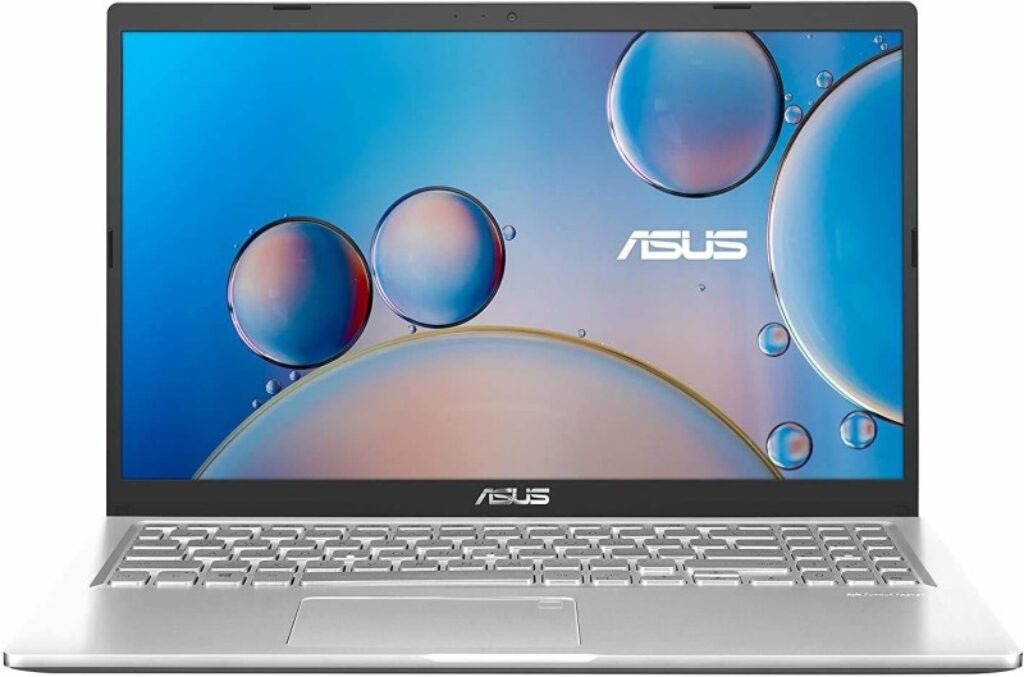 ASUS Intel Core i5 10th Gen - (8 GB/256 GB SSD/Windows 11 Home) X515JA-BQ511WS Thin and Light Laptop(15.6 inch, Transparent Silver, With MS Office)