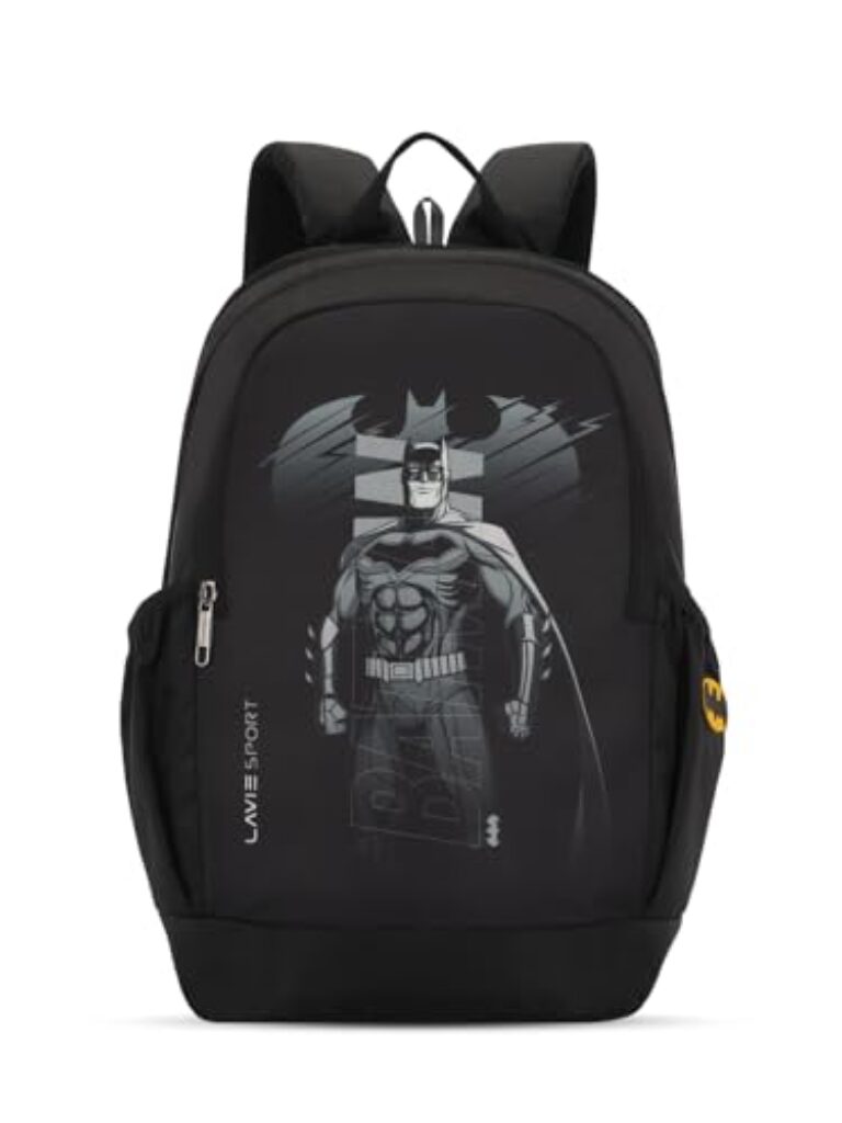 Lavie Sport 47cm Batman Vigilante 33 Llitres Casual Laptop Backpack for Men/Women & Boys/Girls (Black)