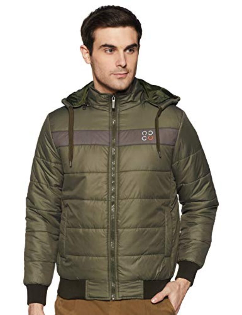 Cazibe Men Jacket (88302BT_Olive_M)