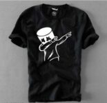 TLF Printed, Typography Men Round Neck Black T-Shirt