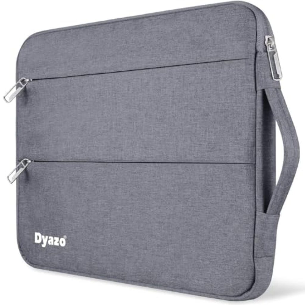 Dyazo 13.3 inch Laptop Bag Sleeve Sleeve Bag Cover for 13 inch Apple Mac Book Air Pro Retina 13 13.3 inch MacBook 13.3 inch and all other laptops & Notebooks with front packet and handle (Grey)