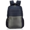 Amazon Basics 29 L Laptop Backpack for Men & Women | Spacious Front Pocket and Back Padding | For Travel, Outdoor, College | 34 L x 21 W x 47.5 H cm | Navy Blue & Grey