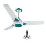 Home USHA Onio UpsilonPlus 1200MM BLDC 5 Star Energy Efflicient, Dust & Oil Resistant Ceiling Fan with Remote (White) Pack of 1