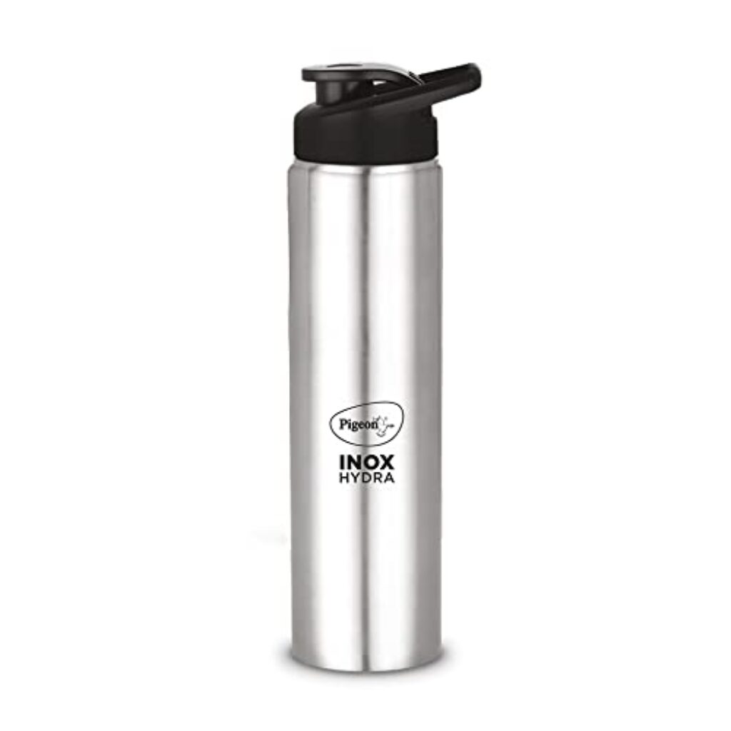 Pigeon by Stovekraft Stainless Steel INOX Hydra 1000 Drinking Water Bottle 900 ml - Silver (Pack of 1)