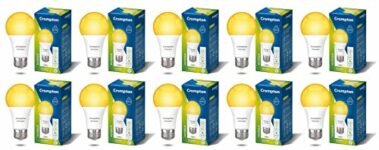 Home Crompton Dyna Ray 12W Round E27 LED Warm White Pack of 10
